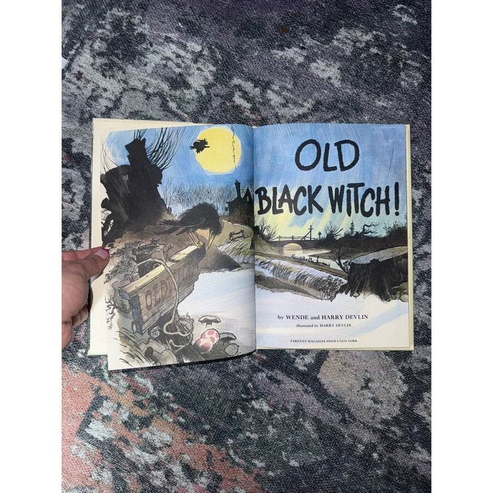 Old Black Witch! by Wende & Harry Devlin 1966 Parents' Magazine Press